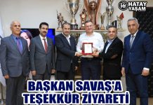 BAŞKAN SAVAŞ’A TEŞEKKÜR ZİYARETİ