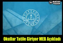 Okullar Tatile Giriyor MEB Açıkladı
