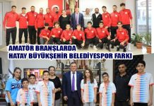 AMATÖR BRANŞLARDA HATAY BÜYÜKŞEHİR BELEDİYESPOR FARKI