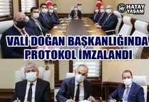 VALİ DOĞAN BAŞKANLIĞINDA PROTOKOL İMZALANDI