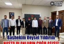 Başhekim Veysel Yıldırım HASTA OLANLARIN ÇOĞU AŞISIZ