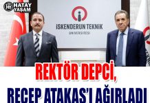 REKTÖR DEPCİ, RECEP ATAKAŞ’I AĞIRLADI