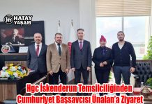 Hgc İskenderun Temsilciliğinden Cumhuriyet Başsavcısı Ünalan’a Ziyaret