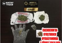 İSKENDERUN’DA UYUŞTURUCU OPERASYONUNDA 2 ŞÜPHELİ YAKALANDI