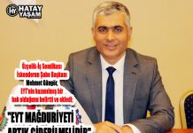 Özçelik-İş Sendikası İskenderun Şube Başkanı Mehmet Güngör, EYT’nin kazanılmış bir hak olduğunu belirtti ve ekledi; “EYT MAĞDURİYETİ ARTIK GİDERİLMELİDİR”