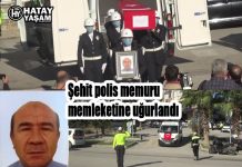 Şehit polis memuru memleketine uğurlandı