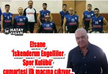 Efsane ‘İskenderun Engelliler Spor Kulübü’ cumartesi ilk maçına çıkıyor…