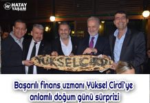 Başarılı finans uzmanı Yüksel Cirdi’ye anlamlı doğum günü sürprizi