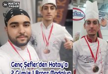 Genç Şefler’den Hatay’a 2 Gümüş 1 Bronz Madalya
