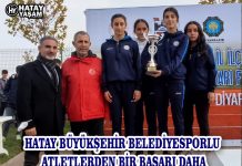 HATAY BÜYÜKŞEHİR BELEDİYESPORLU ATLETLERDEN BİR BAŞARI DAHA