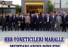 HBB YÖNETİCİLERİ MAHALLE MUHTARLARINI DİNLEDİ