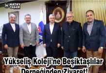 Yükseliş Koleji’ne Beşiktaşlılar Derneğinden Ziyaret!