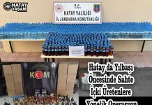 Hatay da Yılbaşı Öncesinde Sahte İçki Üretenlere Yönelik Operasyon