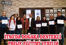 İTSO’DA DOĞAKA DESTEKLİ PROJE EĞİTİMİ VERİLDİ
