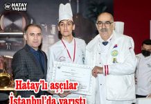 Hatay’lı aşçılar istanbul’da yarıştı