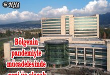 Bölgenin pandemiyle mücadelesinde yeni üs olacak