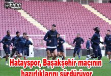 Hatayspor, Başakşehir maçının hazırlıklarını sürdürüyor