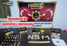 İskenderun’da uyuşturucu operasyonu