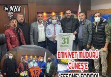 EMNİYET MÜDÜRÜ GÜNEŞ’E ‘EFSANE’ FORMA!