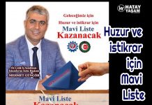 Huzur ve istikrar için Mavi Liste