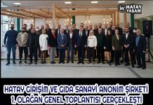 HATAY GİRİŞİM VE GIDA SANAYİ ANONİM ŞİRKETİ 1. OLAĞAN GENEL TOPLANTISI GERÇEKLEŞTİ