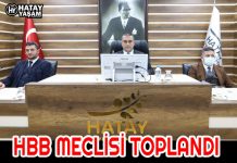 HBB MECLİSİ TOPLANDI