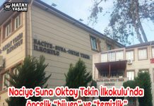 Naciye Suna Oktay Tekin İlkokulu’nda öncelik “hijyen” ve “temizlik”