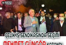 ÇELİK İŞ SENDİKASINDA SEÇİMİ MEHMET GÜNGÖR KAZANDI