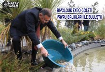 BİYOLOJİK EXPO GÖLETİ YAVRU BALIKLARI İLE BULUŞTU