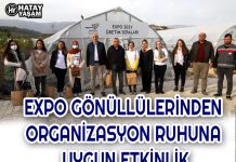 EXPO GÖNÜLLÜLERİNDEN ORGANİZASYON RUHUNA UYGUN ETKİNLİK