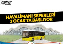 HAVALİMANI SEFERLERİ 3 OCAK’TA BAŞLIYOR