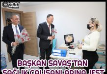 BAŞKAN SAVAŞ’TAN SAĞLIK ÇALIŞANLARINA JEST