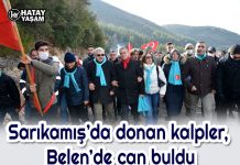 Sarıkamış’da donan kalpler, Belen’de can buldu