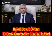 Aykut Davut Öktem 10 Ocak Gazeteciler Günü’nü kutladı