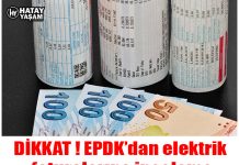 DİKKAT ! EPDK’dan elektrik faturalarına inceleme