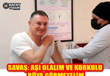 SAVAŞ: AŞI OLALIM VE KORKULU RÜYA GÖRMEYELİM
