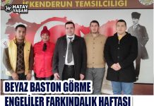 BEYAZ BASTON GÖRME ENGELİLER FARKINDALIK HAFTASI
