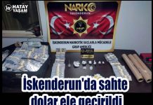 İskenderun’da sahte dolar ele geçirildi