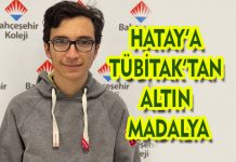 HATAY’A TÜBİTAK’TAN ALTIN MADALYA