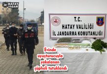 Evinde uyuşturucuyla yakalanan şüpheli tutuklandı