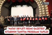 “HATAY DEVLETİ RESMİ GAZETESİ” KİTABININ TANITIM PROGRAMI YAPILDI