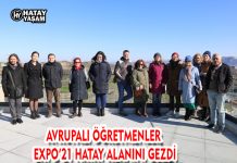 AVRUPALI ÖĞRETMENLER EXPO’21 HATAY ALANINI GEZDİ