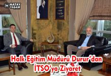 Halk Eğitim Müdürü Durur’dan İTSO’ya Ziyaret