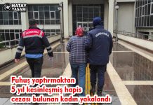 Fuhuş yaptırmaktan 5 yıl kesinleşmiş hapis cezası bulunan kadın yakalandı