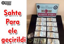 Sahte Para ele geçirildi