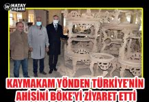 KAYMAKAM YÖNDEN TÜRKİYE’NİN AHİSİNİ BÖKE’Yİ ZİYARET ETTİ