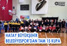 HATAY BÜYÜKŞEHİR BELEDİYESPOR’DAN TAM 15 KUPA