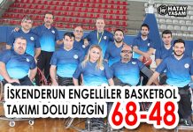 İSKENDERUN ENGELLİLER BASKETBOL TAKIMI DOLU DİZGİN 68-48