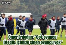 Ömer Erdoğan: “Çok oyuncu izledik, içimize sinen oyuncu yok”