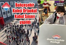 Bahçeşehir Koleji Ortaokul Kabul Sınavı yapıldı
